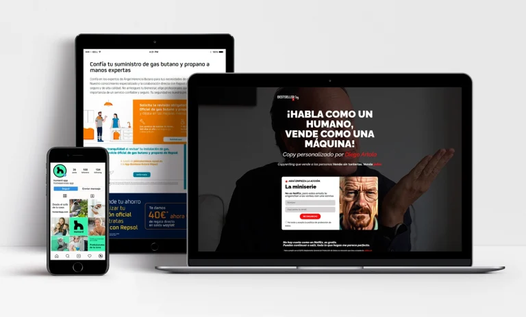 Tipos de páginas web - croonch