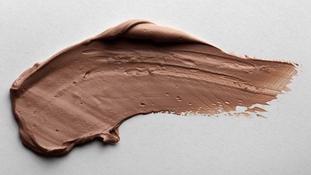 Textura de chocolate con tonos de color Mocha Mousse